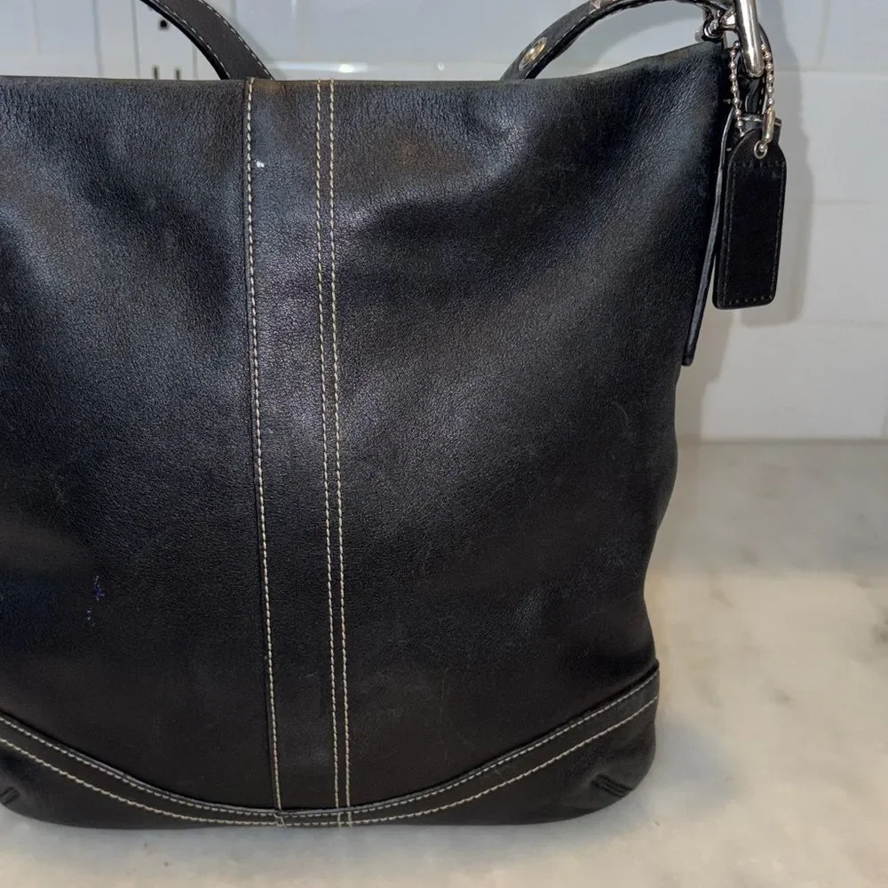 Coach Bag Purse Handbag Leather Vintage Y2K Slim Soho Hobo Crossbody Shoulder